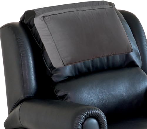 HOMBYS Recliner Kopfstützenkissen, extra groß & dick, verstellbares Nackenkissen, weiches und stützendes Kissen mit Haken und Schlaufe, Design für Relax-Sofa, Sessel, maschinenwaschbar von HOMBYS