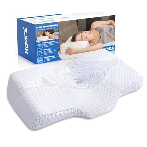 HOMCA Orthopädisches Kissen Nackenkissen Ergonomisches Kissen, Memory Foam Kopfkissen, Orthopädisches Nackenstützkisse Ergonomisches für HWS von HOMCA