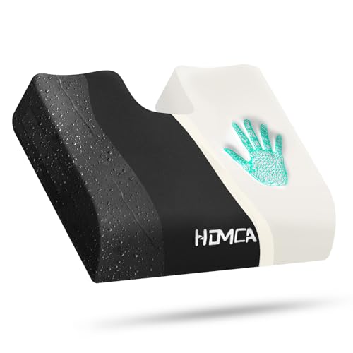 HOMCA Sitzkissen Wasserdicht für Rollstuhl, Ergonomisches Memory Foam Steißbeinkissen für Hämorrhoiden und Sitzkomfort, Auto- und Bürostuhlkissen, Mit Wasserdichtem Bezug, 40 x 45 x 7,5cm von HOMCA