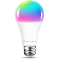 Homcloud A70 Smart Wi-Fi LED-Glühbirne Multicolour + White CCT E27 Dimmbar, 11W, 1050 Lumen, Steuerung mit APP, Smart Life, Alexa oder Google Homcloud A70 Smart Wi-Fi LED-Glühbirne Multicolour + White CCT E27 Dimmbar, 11W, 1050 Lumen, Steuerung mit APP, Smart Life, Alexa oder Google von HOMCLOUD