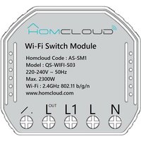 Elettroservice - Homcloud Intelligentes Wi-Fi-Schaltermodul zum Einstecken in den Stromkasten 503 von ELETTROSERVICE