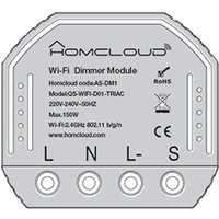 Homcloud - Wi-Fi Intelligentes Dimmer-Modul zum Einsetzen in den Stromkasten 503 von HOMCLOUD