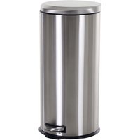 Homcom - 30L Mülleimer Treteimer aus Edelstahl, Abfalleimer mit Inneneimer, Müllbehälter mit Deckel und Fußpedal, für Wohnzimmer, Büro, Ø29,2 x 62,5 Homcom - 30L Mülleimer Treteimer aus Edelstahl, Abfalleimer mit Inneneimer, Müllbehälter mit Deckel und Fußpedal, für Wohnzimmer, Büro, Ø29,2 x 62,5 von HOMCOM