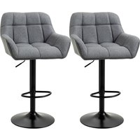 Barhocker 2er-Set Tresenhocker Höhenverstellbar Drehbar im Retro-Design Barhocker 2er-Set Tresenhocker Höhenverstellbar Drehbar im Retro-Design von HOMCOM