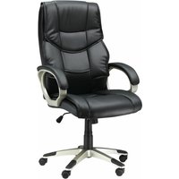 Bürosessel Chefsessel mit Wippfunktion Bürostuhl Schreibtischstuhl Ergonomischer Drehstuhl Sportsitz Hoher Rückenlehne Schwarz Kunsterleder Metall 70 Bürosessel Chefsessel mit Wippfunktion Bürostuhl Schreibtischstuhl Ergonomischer Drehstuhl Sportsitz Hoher Rückenlehne Schwarz Kunsterleder Metall 70 von HOMCOM