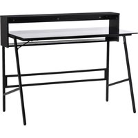 Computertisch 836-350BK schwarz grau B/H/T: ca. 115x90x55 cm von HOMCOM