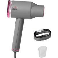 Dampfglätter Dampfbürste Steamer Reisebügeleisen faltbar Kleidung Hemden Dampfbügeleisen mit 160 ml Wassertank 1520 w schnelles Aufheizen Aluminium von HOMCOM