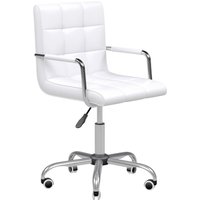 Drehstuhl 02-0701 weiß Drehstuhl 02-0701 weiß von HOMCOM