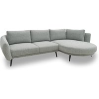 Ecksofa 200 020, Sofa in L-Form, Federkernpolsterung, 292 x 180 x 85 cm (BxTxH), grau   Aosom von HOMCOM