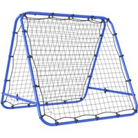 Rebounder für Fußball, verstellbar Prellwand mit 5 Winkelpositionen und Rückprallwand Netz, 100 x 95cm Kickback Tor Fußballtor für Jugendliche, Rebounder für Fußball, verstellbar Prellwand mit 5 Winkelpositionen und Rückprallwand Netz, 100 x 95cm Kickback Tor Fußballtor für Jugendliche, von HOMCOM