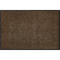 Fußmatte waschbar Gummiumrandung rutschfest Braun 90 x 60 x 0,7 cm Fußmatte waschbar Gummiumrandung rutschfest Braun 90 x 60 x 0,7 cm von HOMCOM