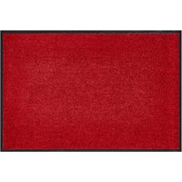Fußmatte waschbar Gummiumrandung rutschfest Rot 150 x 90 x 0,7 cm Fußmatte waschbar Gummiumrandung rutschfest Rot 150 x 90 x 0,7 cm von HOMCOM