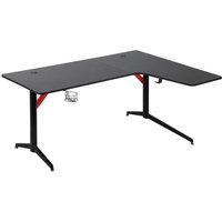 Gaming-Schreibtisch 836-443 schwarz rot B/H/T: ca. 157x74x111,8 cm von HOMCOM