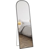 Ganzkörperspiegel, 161,5 x 50 cm Wandspiegel mit Ständer für Wohnzimmer Schwarz Ganzkörperspiegel, 161,5 x 50 cm Wandspiegel mit Ständer für Wohnzimmer Schwarz von HOMCOM