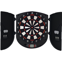 HOMCOM Elektronische Dartscheibe mit Tür  Soundeffekte, automatische Wertung, 6 Darts, 26 Spiele, 185 Trefferoptionen, für 8 Spieler  Aosom.de von HOMCOM