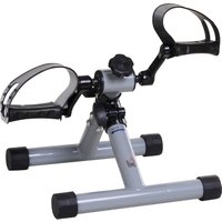 HOMCOM Mini Heimtrainer Mini-Bike Beintrainer Fitness Pedaltrainer Armtrainer faltbar stufenloser Widerstand für Rehabilitation & Fitness   Aosom.de von HOMCOM