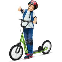 HOMCOM Kinderroller, Tretroller, Cityroller, Kickscooter, Roller Kinder, Kickboard mit Luftreifen, Handbremse, Scooter Kinder, ab 5 Jahre  Aosom von HOMCOM