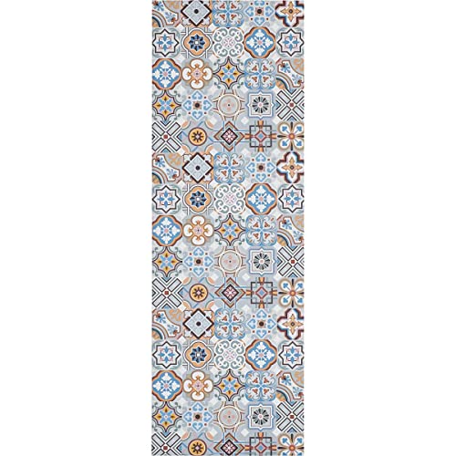 HOMCOM, Küchenläufer, Küchenteppich, Läufer, pflegeleicht und strapazierfähig, Blau-Grau, 150 x 50 x 0,5 cm HOMCOM, Küchenläufer, Küchenteppich, Läufer, pflegeleicht und strapazierfähig, Blau-Grau, 150 x 50 x 0,5 cm von HOMCOM