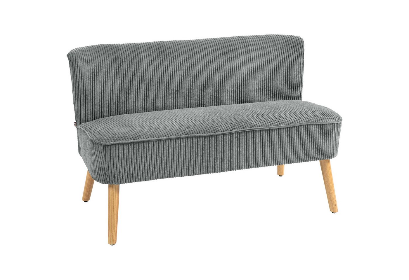 HOMCOM 2-Sitzer 2-Sitzer Stoffsofa Polstersofa Doppelsofa, Doppelsofa 1 Teile, für Wohnzimmer, Schlafzimmer, 135 x 67 x 78 cm, Grau HOMCOM 2-Sitzer 2-Sitzer Stoffsofa Polstersofa Doppelsofa, Doppelsofa 1 Teile, für Wohnzimmer, Schlafzimmer, 135 x 67 x 78 cm, Grau von HOMCOM
