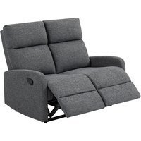 HOMCOM 2-Sitzer-Sofa aus Samt mit unabhängiger Neigung bis zu 145°, Modernes Gepolstertes 2-Sitzer-Sofa mit Armlehnen und Fußhocker für Wohnzimmer, Lounge und Schlafzimmer, Grau Aosom HOMCOM 2-Sitzer-Sofa aus Samt mit unabhängiger Neigung bis zu 145°, Modernes Gepolstertes 2-Sitzer-Sofa mit Armlehnen und Fußhocker für Wohnzimmer, Lounge und Schlafzimmer, Grau Aosom von HOMCOM