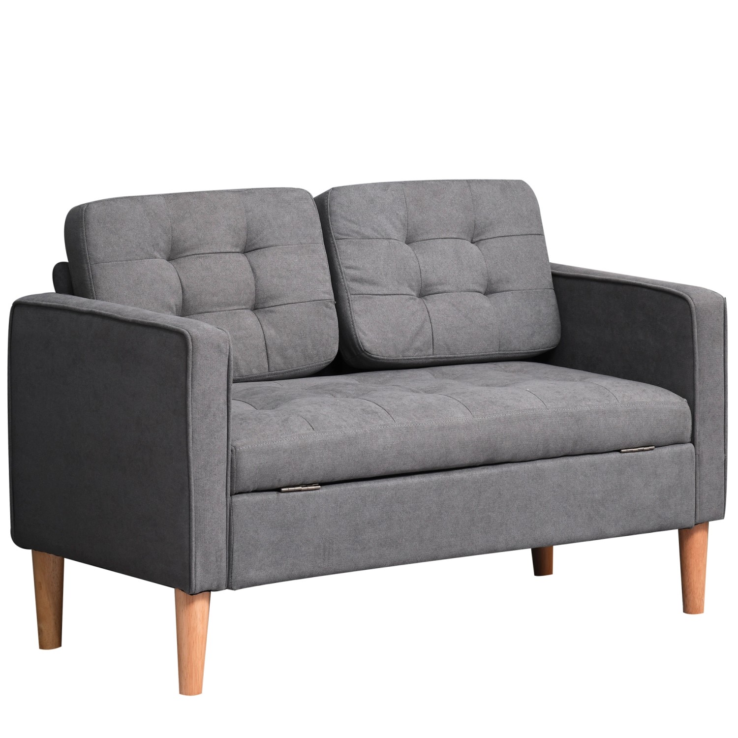HOMCOM 2 Sitzer Sofa mit Stauraum 117x 62 x 78 cm HOMCOM 2 Sitzer Sofa mit Stauraum 117x 62 x 78 cm von HOMCOM
