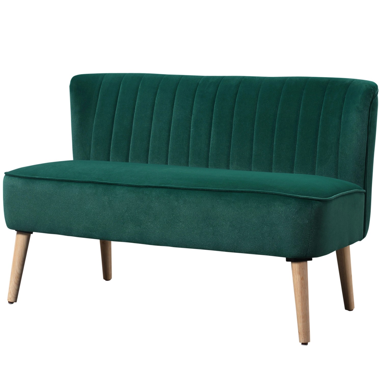 HOMCOM 2-Sitzer Stoffsofa 117 x 56,5 x 77cm HOMCOM 2-Sitzer Stoffsofa 117 x 56,5 x 77cm von HOMCOM