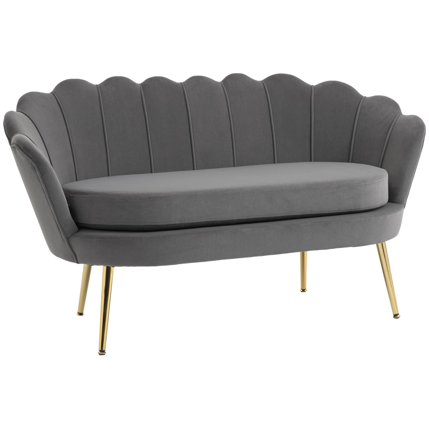 HOMCOM 2-Sitzer Stoffsofa 133 x 63 x 75 cm HOMCOM 2-Sitzer Stoffsofa 133 x 63 x 75 cm von HOMCOM