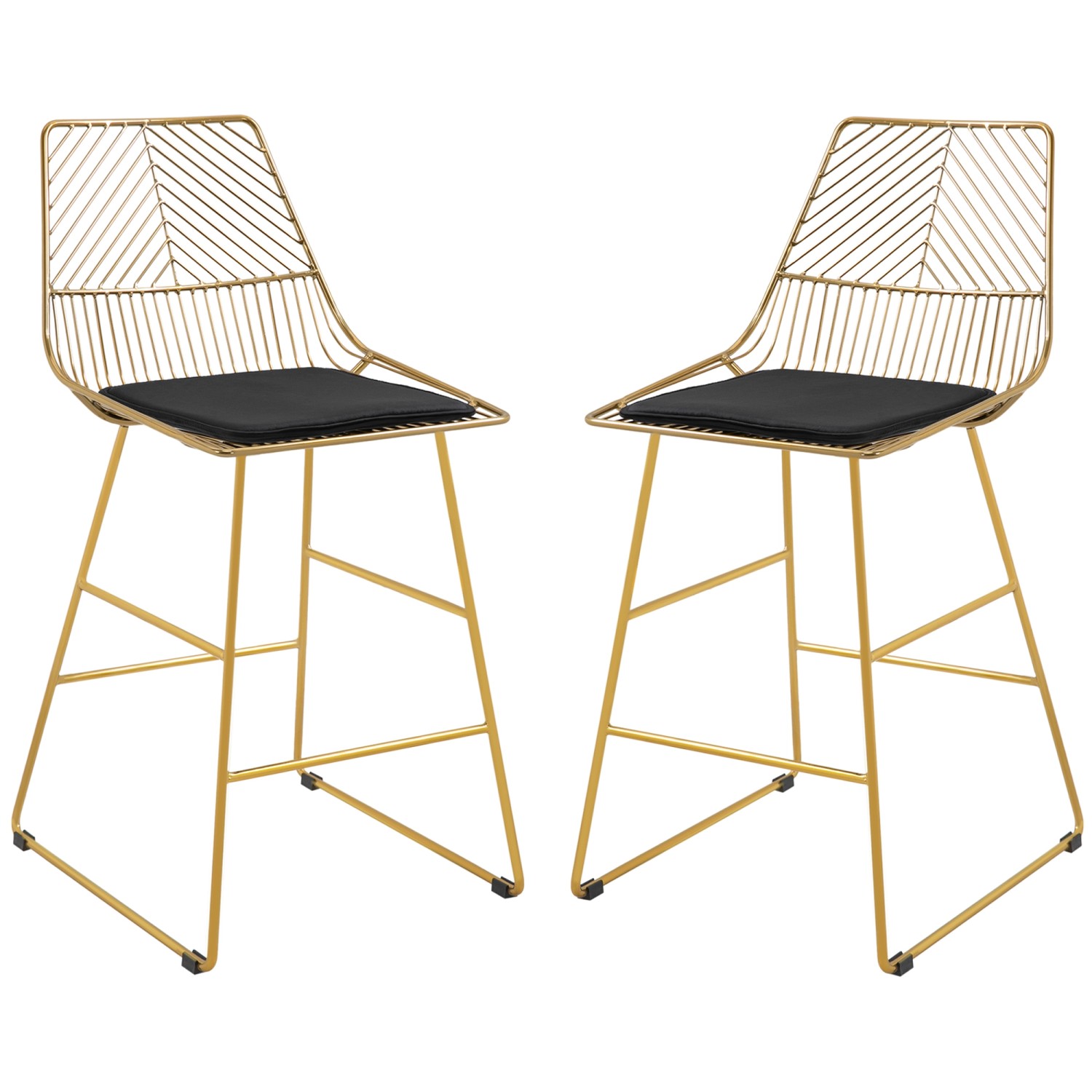 HOMCOM 2er-Set Barhocker mit Fußstütze HOMCOM 2er-Set Barhocker mit Fußstütze von HOMCOM
