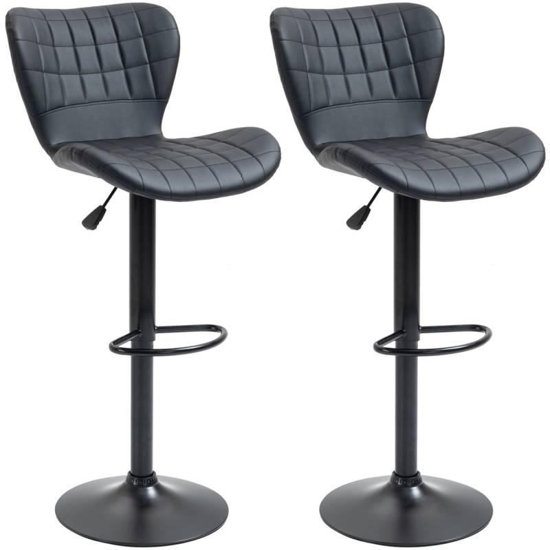 HOMCOM 2er-Set Barstuhl Barhocker Bistrohocker von HOMCOM