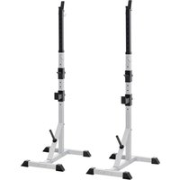 HOMCOM 2er Set Hantelständer 3 Ebenen Höhenverstellbar Hantelablage aus Stahl Langhantelablage bis 200 kg belastbar Squat Rack Langhantelständer Hantelscheibenständer für Krafttraining Aosom HOMCOM 2er Set Hantelständer 3 Ebenen Höhenverstellbar Hantelablage aus Stahl Langhantelablage bis 200 kg belastbar Squat Rack Langhantelständer Hantelscheibenständer für Krafttraining Aosom von HOMCOM