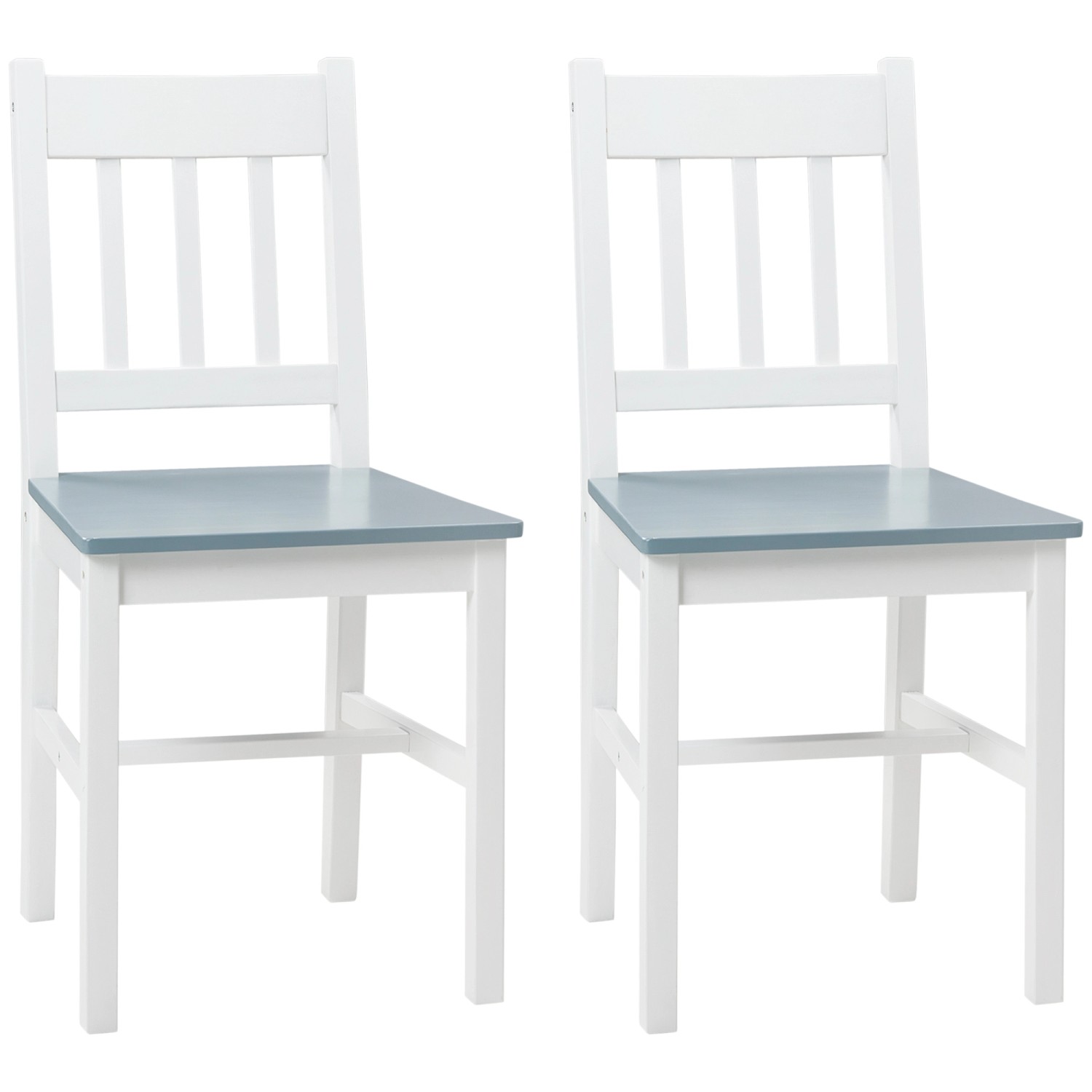 HOMCOM 2er Set Küchenstuhl Rückenlehne HOMCOM 2er Set Küchenstuhl Rückenlehne von HOMCOM