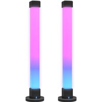 HOMCOM 2er-Set Tischlampe, Tischleuchte mit App- und Fernsteuerung, Musik-Synchronisation, Farb-Modi, Timer, Smart Nachttischlampe für Wohnzimmer, Spielzimmer, Weiß Aosom HOMCOM 2er-Set Tischlampe, Tischleuchte mit App- und Fernsteuerung, Musik-Synchronisation, Farb-Modi, Timer, Smart Nachttischlampe für Wohnzimmer, Spielzimmer, Weiß Aosom von HOMCOM