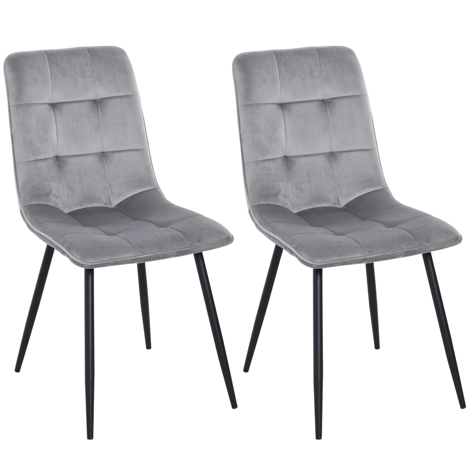HOMCOM 2er-Set mit Samt-Optik Metall HOMCOM 2er-Set mit Samt-Optik Metall von HOMCOM