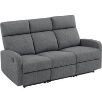 HOMCOM 3-Sitzer-Sofa aus Samt mit unabhängiger Neigefunktion bis 145°, Gepolstertes Sofa mit Armlehnen und Fußstütze für Wohn- und Bürobereich, Grau Aosom HOMCOM 3-Sitzer-Sofa aus Samt mit unabhängiger Neigefunktion bis 145°, Gepolstertes Sofa mit Armlehnen und Fußstütze für Wohn- und Bürobereich, Grau Aosom von HOMCOM
