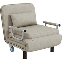HOMCOM 3 in 1 Schlafsessel, Schlafsofa mit Bettfunktion, Klappsessel Grau HOMCOM 3 in 1 Schlafsessel, Schlafsofa mit Bettfunktion, Klappsessel Grau von HOMCOM