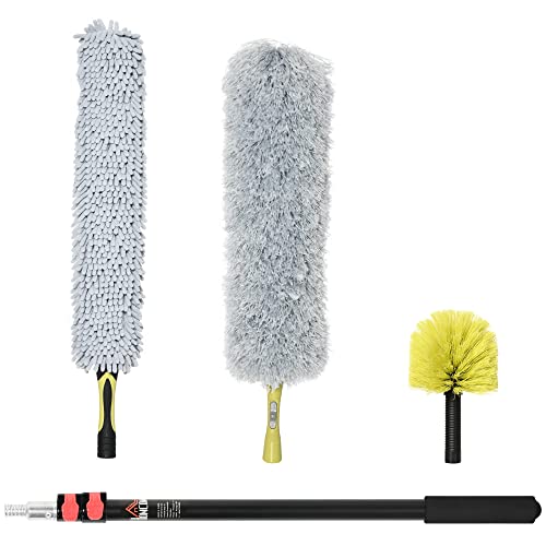 HOMCOM 4-1 Design Staubwedel-Set, Ausziehbare Staubbürste, 73-180 cm lang Mikrofasern Staubwischer zur Decken, Spinnweben, Staub, Waschbare Teleskopstange HOMCOM 4-1 Design Staubwedel-Set, Ausziehbare Staubbürste, 73-180 cm lang Mikrofasern Staubwischer zur Decken, Spinnweben, Staub, Waschbare Teleskopstange von HOMCOM