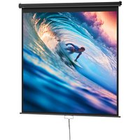 HOMCOM 99-Zoll-Projektionsleinwand, Beamer-Leinwand, für Heimkino, 1:1 4K HD, Wand- oder Deckenmontage, 189 x 7 x 182 cm, Schwarz Aosom HOMCOM 99-Zoll-Projektionsleinwand, Beamer-Leinwand, für Heimkino, 1:1 4K HD, Wand- oder Deckenmontage, 189 x 7 x 182 cm, Schwarz Aosom von HOMCOM