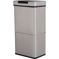 HOMCOM Abfalleimer silber B/H/L: ca. 30x81x42 cm von HOMCOM