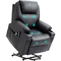 HOMCOM Fernsehsessel mit Aufstehhilfe Elektrisch, Relaxsessel mit Massagefunktion, Liegefunktion, Ruhesessel mit Becherhalter, Fernbedienung und HOMCOM Fernsehsessel mit Aufstehhilfe Elektrisch, Relaxsessel mit Massagefunktion, Liegefunktion, Ruhesessel mit Becherhalter, Fernbedienung und von HOMCOM