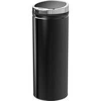 HOMCOM Automatik-Mülleimer 03-0046 schwarz Stahl Kunststoff Polypropylen B/H/L: ca. 30,5x30,5x81,5 cm von HOMCOM
