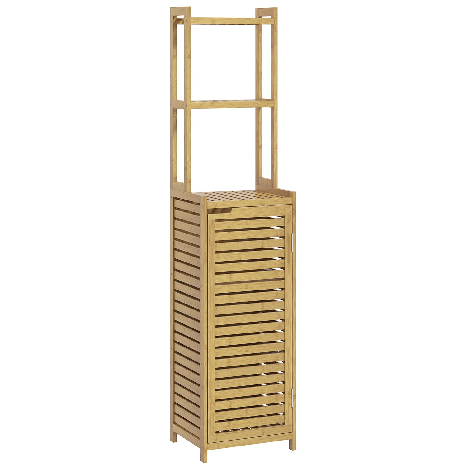 HOMCOM Badezimmerschrank Bambus Naturholz 38,5L x 33B x 170H cm HOMCOM Badezimmerschrank Bambus Naturholz 38,5L x 33B x 170H cm von HOMCOM