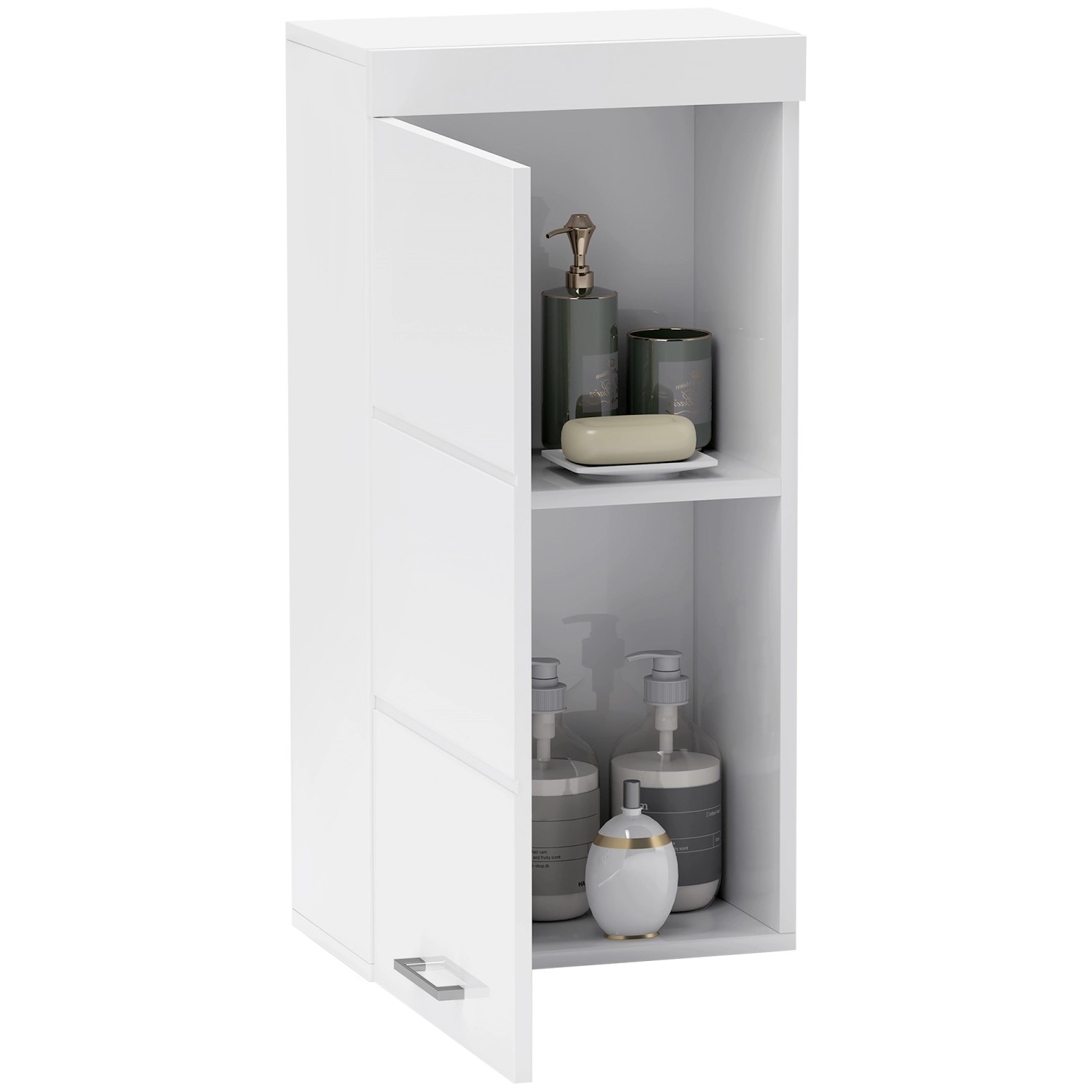 HOMCOM Badezimmerschrank Hängeschrank Wandschrank 37 x 24 x 76 cm Weiß HOMCOM Badezimmerschrank Hängeschrank Wandschrank 37 x 24 x 76 cm Weiß von HOMCOM
