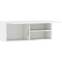 HOMCOM Badezimmerschrank Hängeschrank Wandschrank Badschrank mit nach oben klappbarer Tür, Gasdruckfeder, Einlegeboden 80 x 25 x 30 cm Weiß Aosom HOMCOM Badezimmerschrank Hängeschrank Wandschrank Badschrank mit nach oben klappbarer Tür, Gasdruckfeder, Einlegeboden 80 x 25 x 30 cm Weiß Aosom von HOMCOM