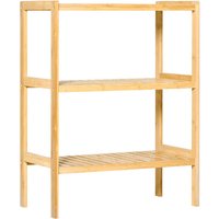 HOMCOM Badregal, LxBxH: 62 x 33 x 80 cm, Bambus - beige HOMCOM Badregal, LxBxH: 62 x 33 x 80 cm, Bambus - beige von HOMCOM
