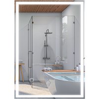 HOMCOM Badspiegel mit Beleuchtung 70 x 50 cm LED Spiegel mit Memory-Funktion Wandspiegel mit Touchschalter, Beschlagfreier Lichtspiegel mit 3 Lichtfarben Weiß Aosom HOMCOM Badspiegel mit Beleuchtung 70 x 50 cm LED Spiegel mit Memory-Funktion Wandspiegel mit Touchschalter, Beschlagfreier Lichtspiegel mit 3 Lichtfarben Weiß Aosom von HOMCOM