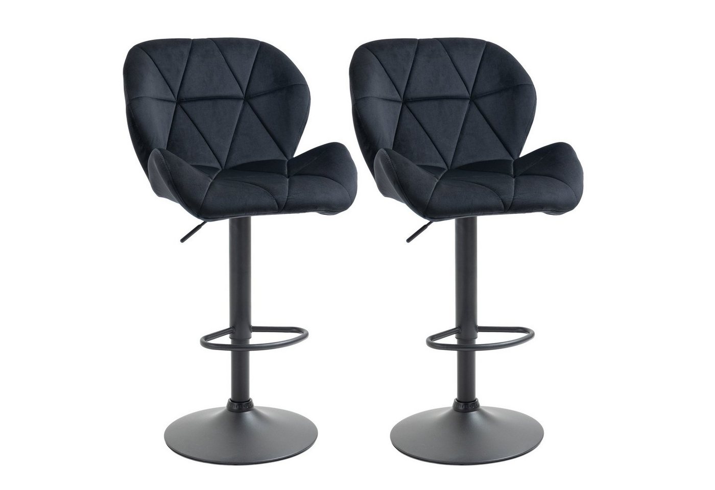 HOMCOM Barhocker Barhocker 2-er Set, Verstellbare Sitzhöhe HOMCOM Barhocker Barhocker 2-er Set, Verstellbare Sitzhöhe von HOMCOM
