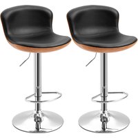 HOMCOM Barhocker Küche 2er-Set höhenverstellbar drehbar mit Fußstütze & Rückenlehne Kunstleder bis 120 kg 46 x 53,5 x 85-106 cm Schwarz Aosom.de HOMCOM Barhocker Küche 2er-Set höhenverstellbar drehbar mit Fußstütze & Rückenlehne Kunstleder bis 120 kg 46 x 53,5 x 85-106 cm Schwarz Aosom.de von HOMCOM