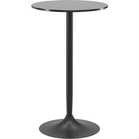HOMCOM Bartisch, LxBxH: 60 x 60 x 102 cm, rund - schwarz von HOMCOM