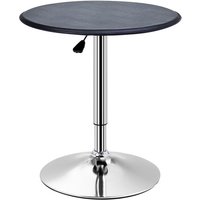 HOMCOM Bartisch, LxBxH: 63 x 63 x 93 cm, rund - schwarz von HOMCOM