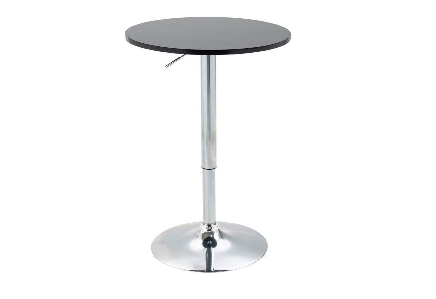 HOMCOM Bartisch höhenverstellbarer Bistrotisch (Bistrotisch, 1-St., Drehtisch), Schwarz Ø61 x 70-90H cm HOMCOM Bartisch höhenverstellbarer Bistrotisch (Bistrotisch, 1-St., Drehtisch), Schwarz Ø61 x 70-90H cm von HOMCOM